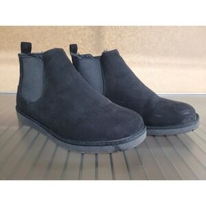 Makalu Women's‎ Elyse Winter Booties Fur Lined Slip On Black Sz 8